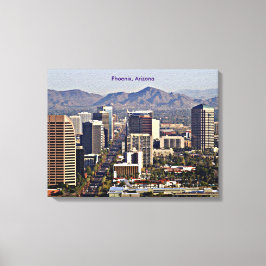 Downtown View of Phoenix, Arizona Canvastryck