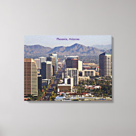 Downtown View of Phoenix, Arizona Canvastryck