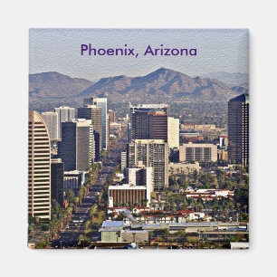 Downtown View of Phoenix, Arizona Magnet