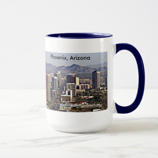 Downtown View of Phoenix, Arizona Mugg (Höger)