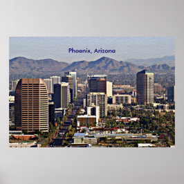 Downtown View of Phoenix, Arizona Poster