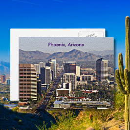 Downtown View of Phoenix, Arizona Vykort
