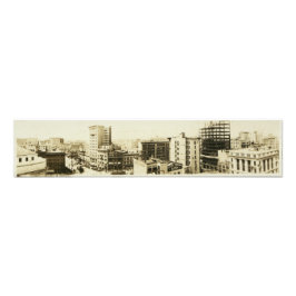 Downtown Winnipeg Panorama, 1912 Fototryck