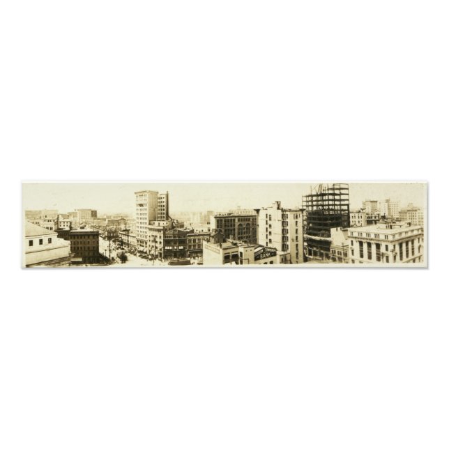 Downtown Winnipeg Panorama, 1912 Fototryck (Framsidan)