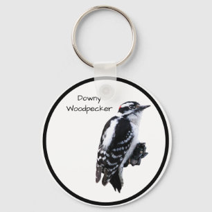 Downy Woodpecker Nyckelring