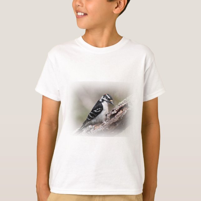 Downy woodpecker t shirt (Framsida)