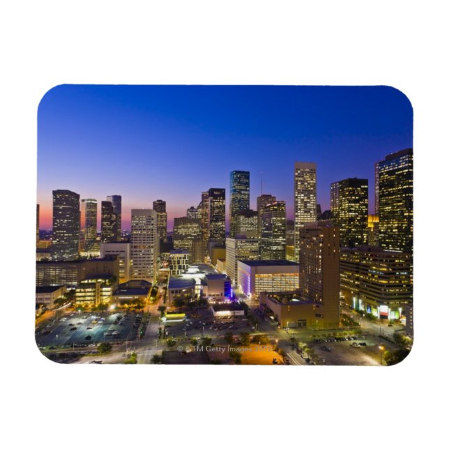 Dowtown Houston Magnet (Horisontell)