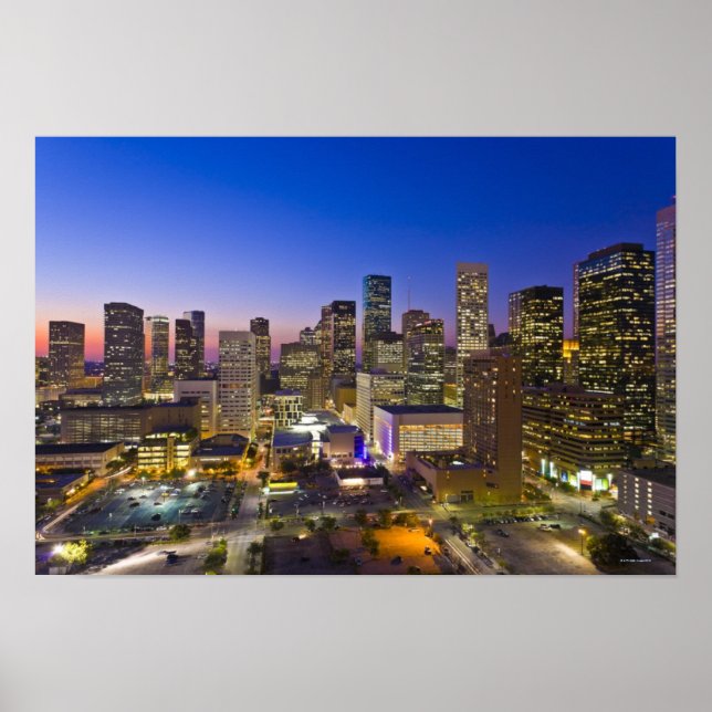 Dowtown Houston Poster (Framsidan)