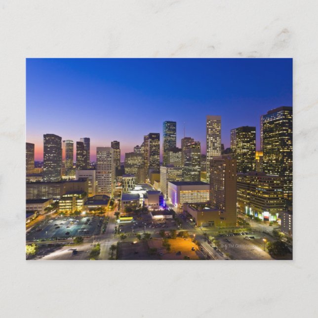 Dowtown Houston Vykort (Framsida)