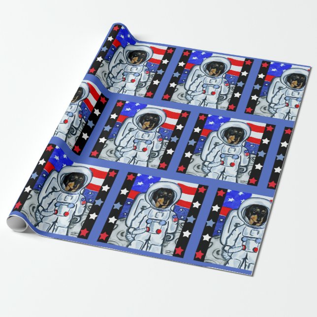 DOXIE ASTRONAUT  PRESENTPAPPER (Utrullad)