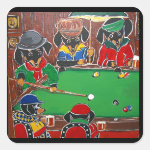 DOXIE BILLIARD FYRKANTIGT KLISTERMÄRKE