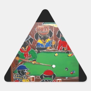 DOXIE BILLIARD TRIANGELFORMAT KLISTERMÄRKE