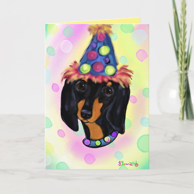 Doxie Birthday Kort (Framsida)