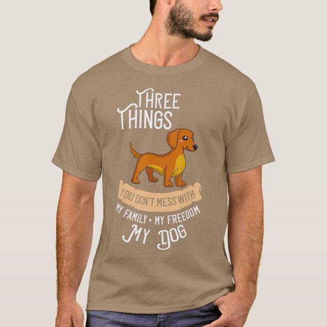 Doxie Dachshund Hund Puppies Owner Älskare _23 T Shirt (Framsida)