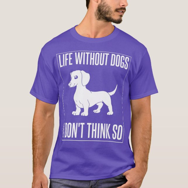 Doxie Dachshund Hund Puppies Owner Älskare T Shirt (Framsida)