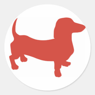 Doxie - Dacshund Runt Klistermärke
