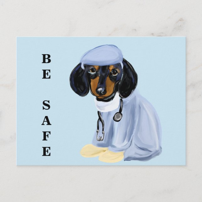 Doxie Doktor Vykort (Framsida)
