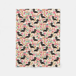 Doxie filt - svart- och solbrännataxar - kräm