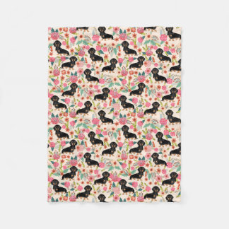 Doxie filt - svart- och solbrännataxar - kräm