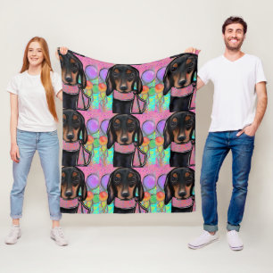 Doxie fleecefilt