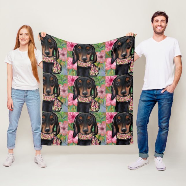 Doxie  fleecefilt (På plats)