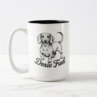 Doxie Fuel | Glad Dachshund Kaffe Mugg