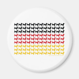 DOXIE-GERMAN-FLAGGA MAGNET