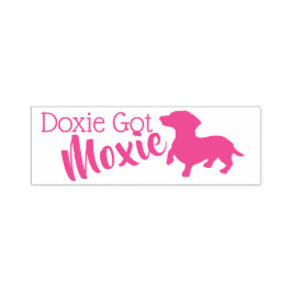 Doxie Got Moxie Självbläckande stämpel
