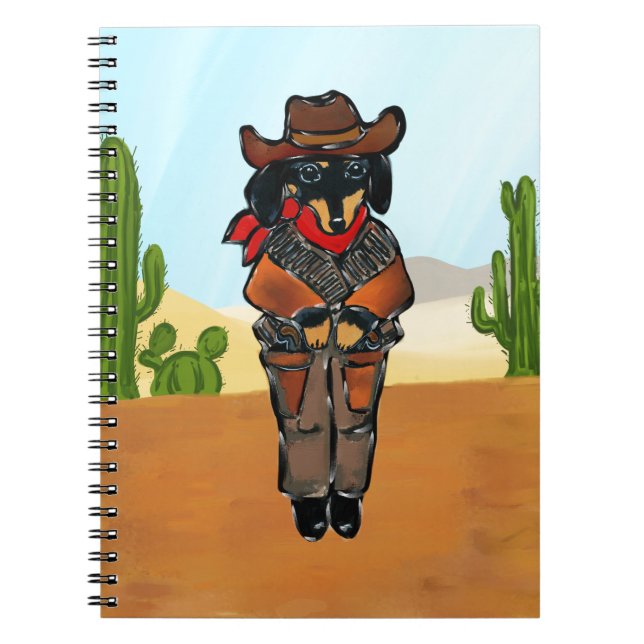 Doxie Gunslinger Anteckningsbok (Framsidan)