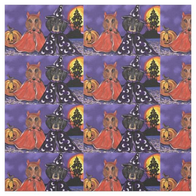 Doxie Halloween Tyg (Provkarta)