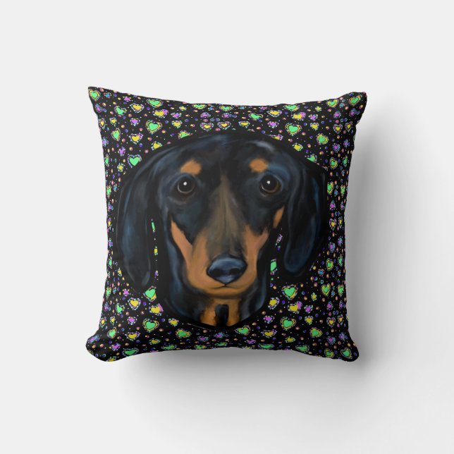 DOXIE Heart Konst Kudde (Framsida)