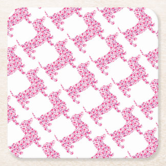 DOXIE-Hearts Underlägg Papper Kvadrat