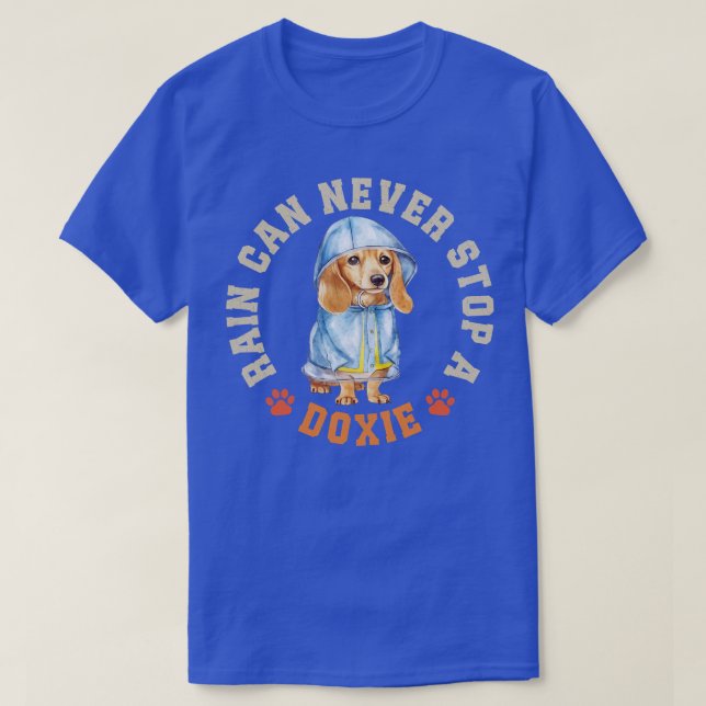 Doxie Hund 4 T Shirt (Design framsida)