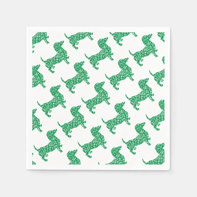 Doxie-in-Shamrocks Pappersservett (Framsidan)