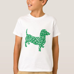 Doxie-in-Shamrocks T-shirt
