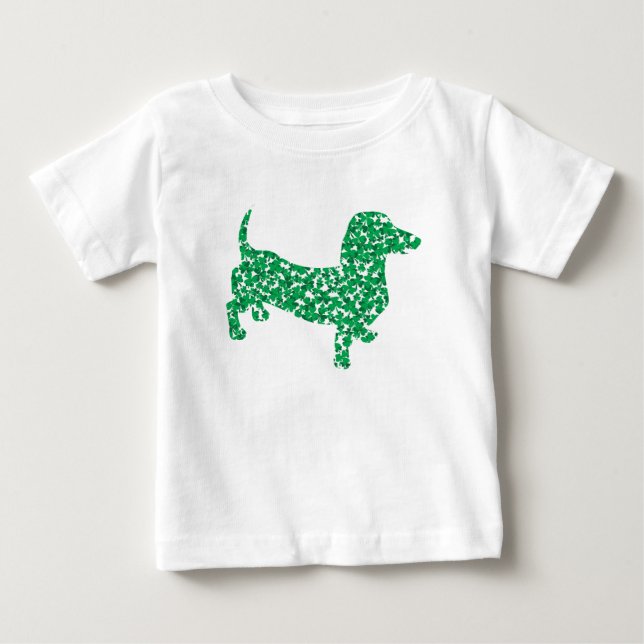 Doxie-in-Shamrocks Tee (Framsida)
