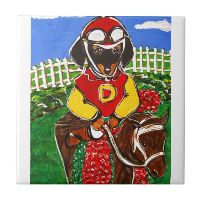 DOXIE JOCKEY KAKELPLATTA (Framsidan)
