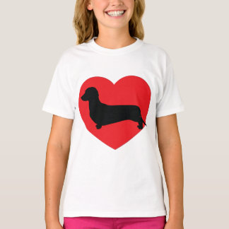 Doxie kärlek rufsar bästa tee