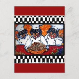 Doxie-kockar Vykort