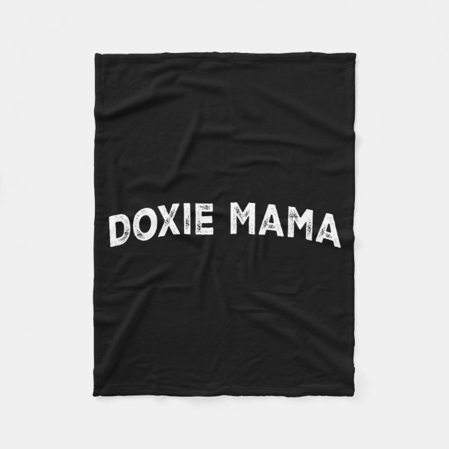 Doxie Mama  Fleecefilt (Framsidan)