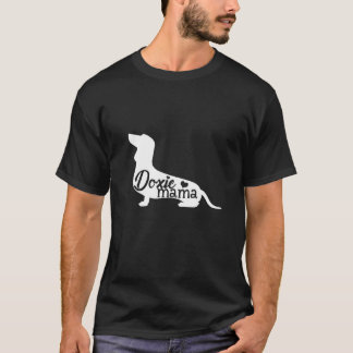 Doxie Mamma Dachshund Weenie Älskare Gifts Hund Ma T Shirt
