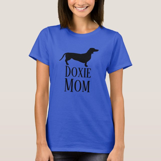 Doxie Mamma T Shirt (Framsida)