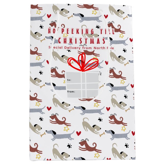 Doxie Merry & Bright Dachshund jul (Framsidan)