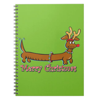 Doxie-Merry-jul Anteckningsbok