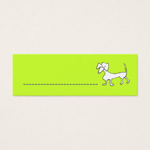 DOXIE PLACECARD LITET VISITKORT