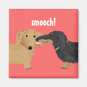 Doxie Pusskyss Magnet