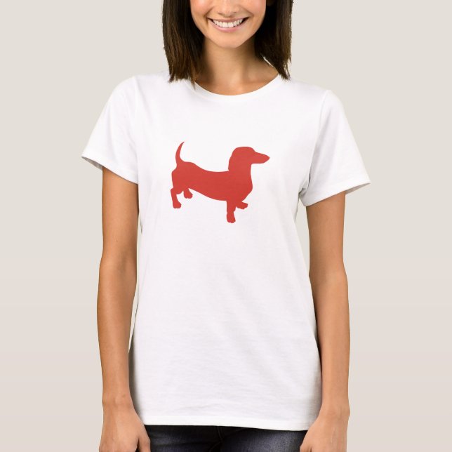 DOXIE-red Tee Shirt (Framsida)