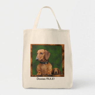 Doxie shopping bag tygkasse