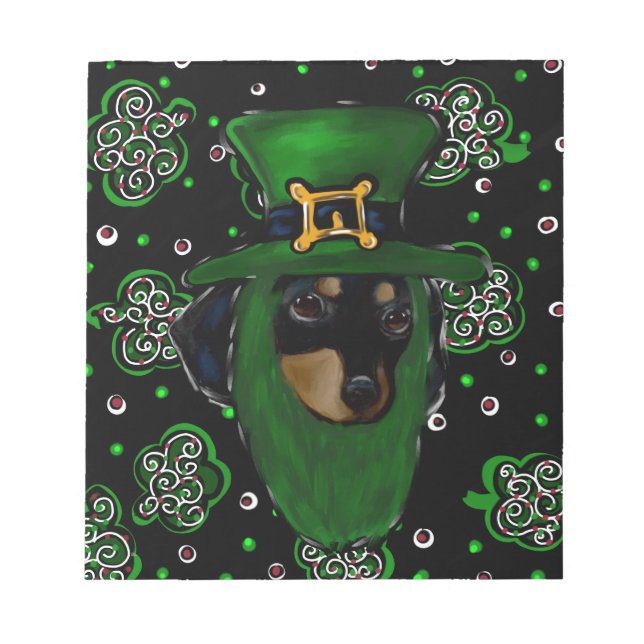 Doxie St. Patty Anteckningsblock (Framsida)