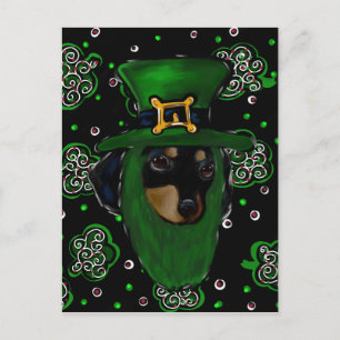 Doxie St. Patty Vykort